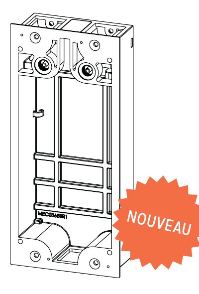 Boîtier étanche AFX pour montage en cloison.