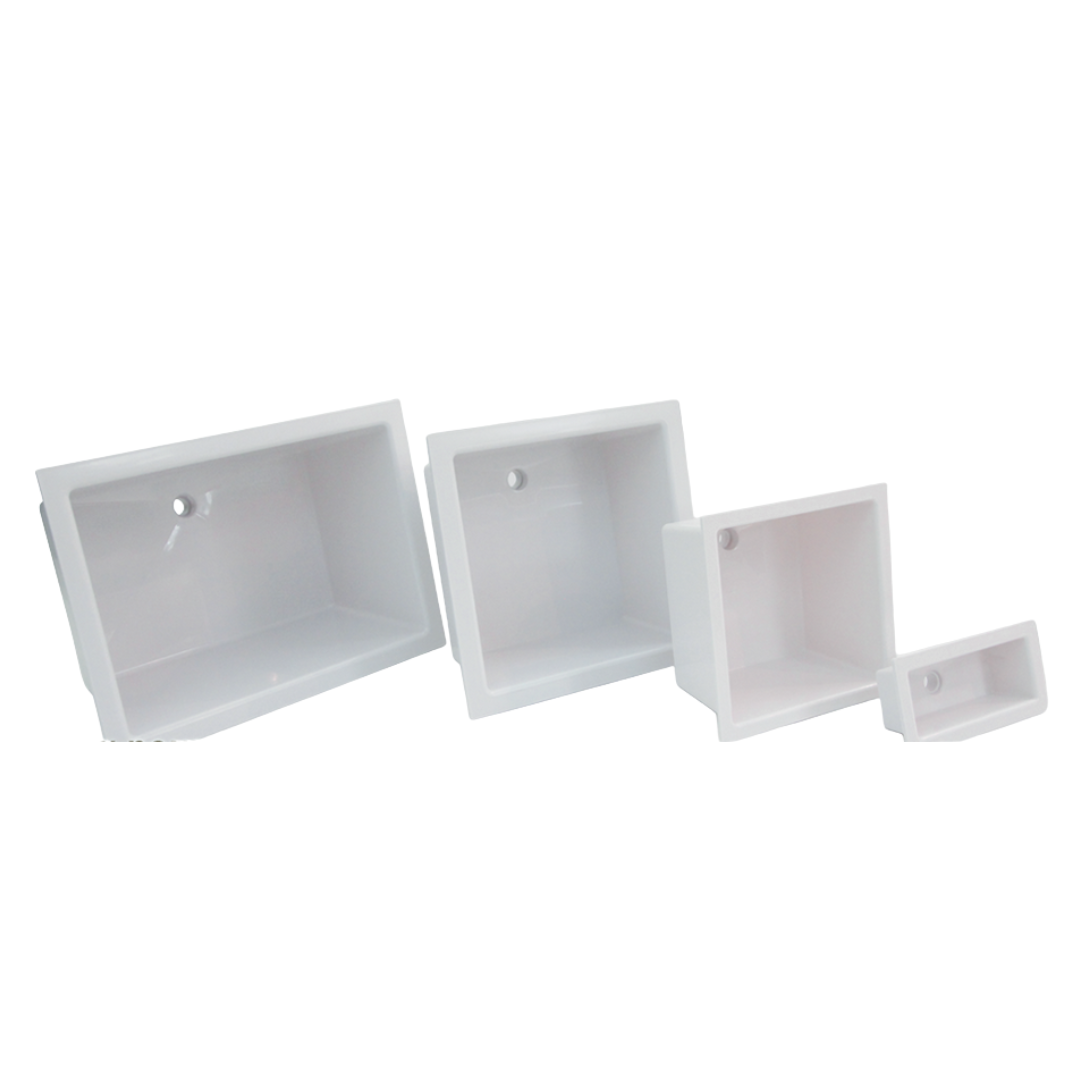 Cuves en PP (polypropylène) Blanches brillantes RAL9016 – Image 1