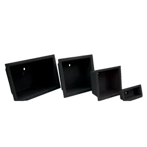 Cuves en PP (polypropylène) Noires brillantes RAL9005