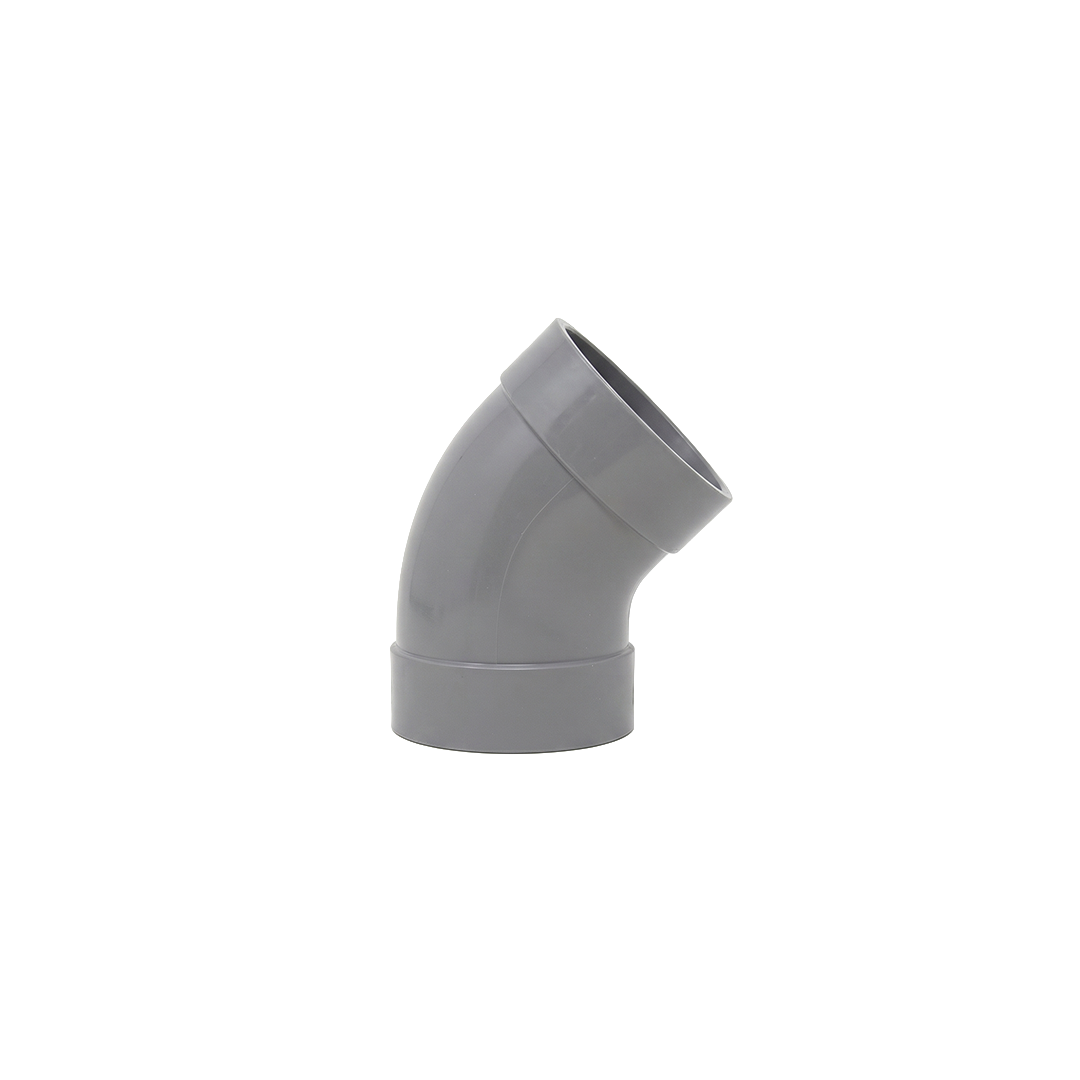 Coudes en PVC gris à 45° – Image 1