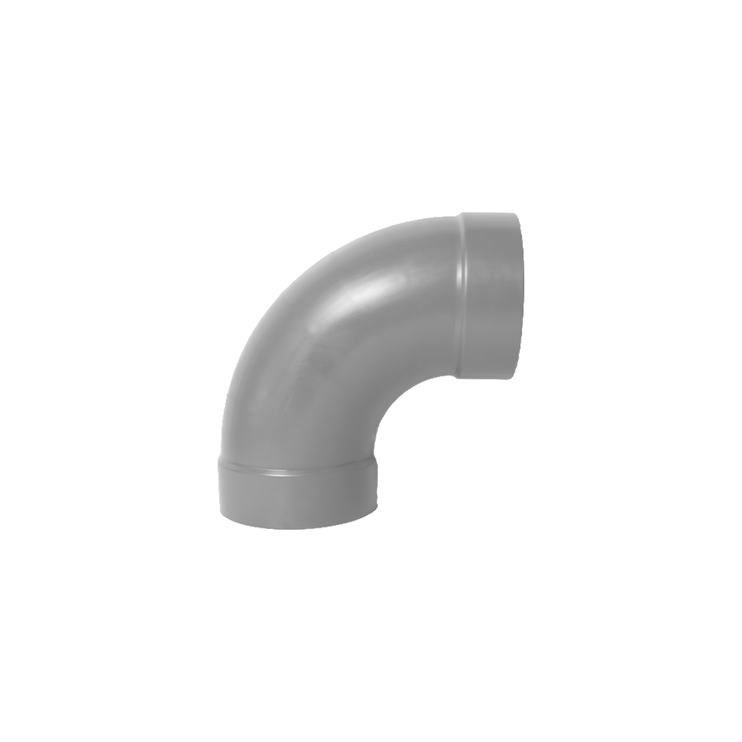 Coudes en PVC gris à 90° – Image 1
