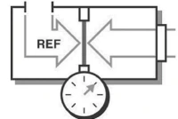Schéma de mesure de pression relative par rapport à l'atmosphère
