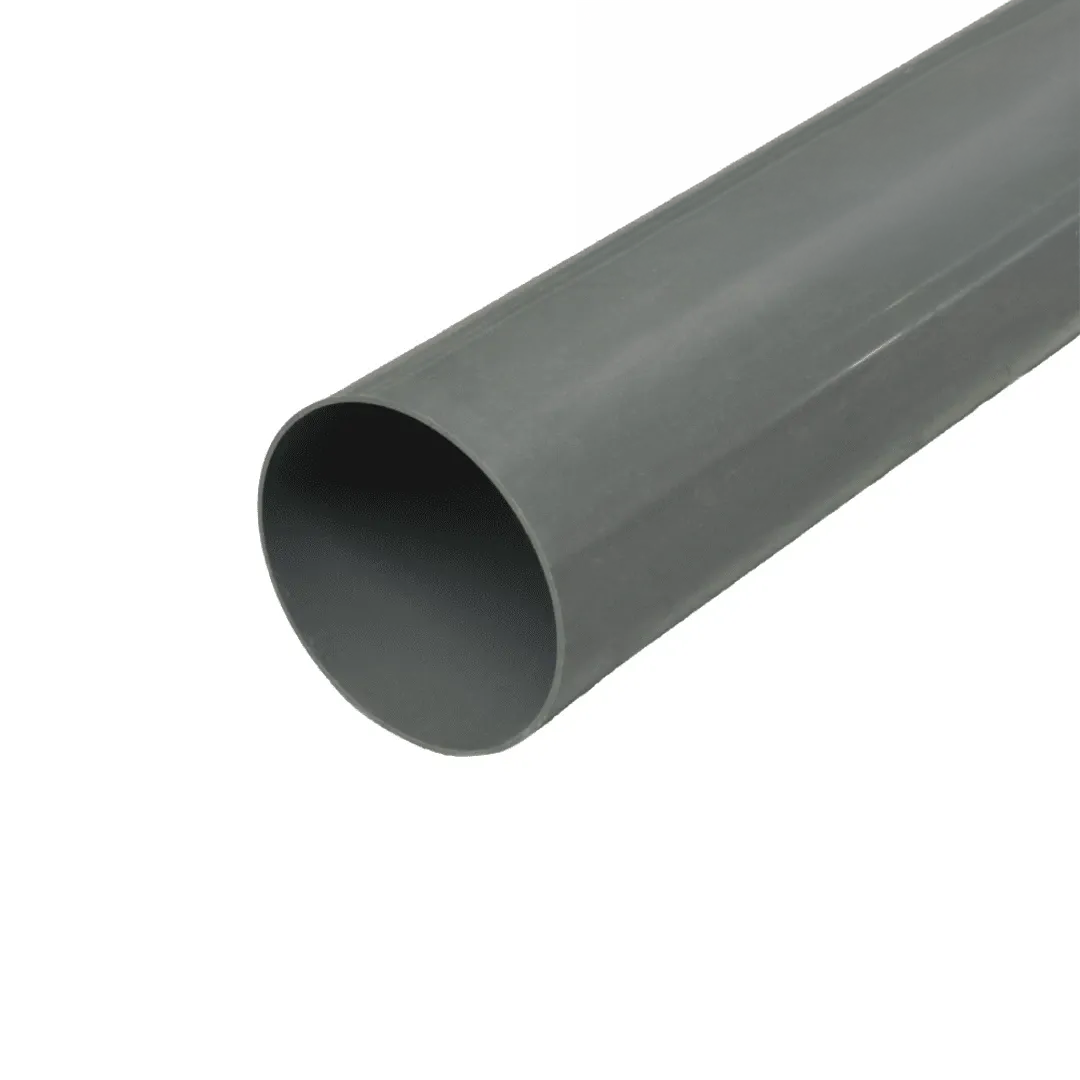 Tubes de ventilation en PVC gris M1 – Image 1